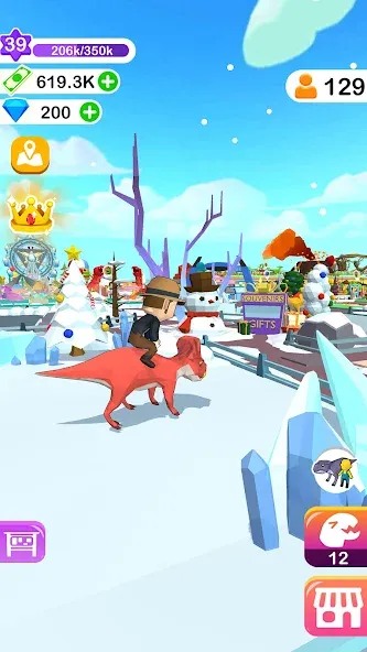 Dino Tycoon - 3D Building Game  [МОД Все открыто] Screenshot 5