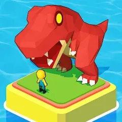 Взлом Dino Tycoon - 3D Building Game  [МОД Все открыто] - стабильная версия apk на Андроид