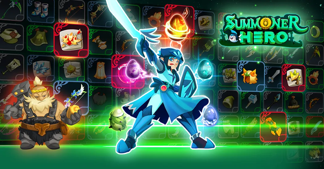 Summoner Hero: Epic Battle (Саммонер Хиро)  [МОД Все открыто] Screenshot 2