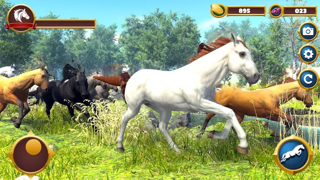 Virtual Horse Family Simulator  [МОД Все открыто] Screenshot 1