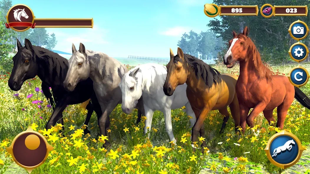 Virtual Horse Family Simulator  [МОД Все открыто] Screenshot 2