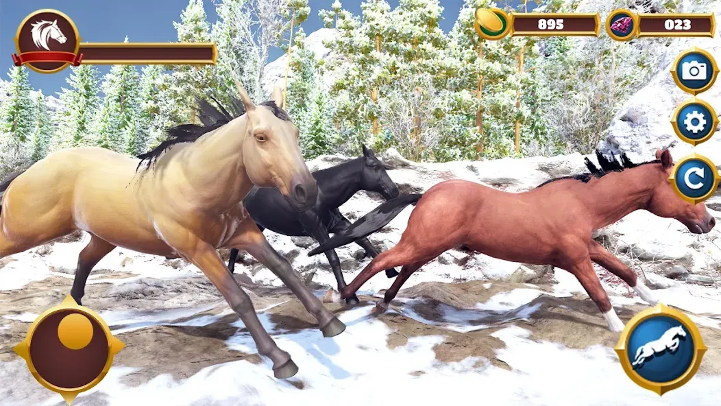 Virtual Horse Family Simulator  [МОД Все открыто] Screenshot 3