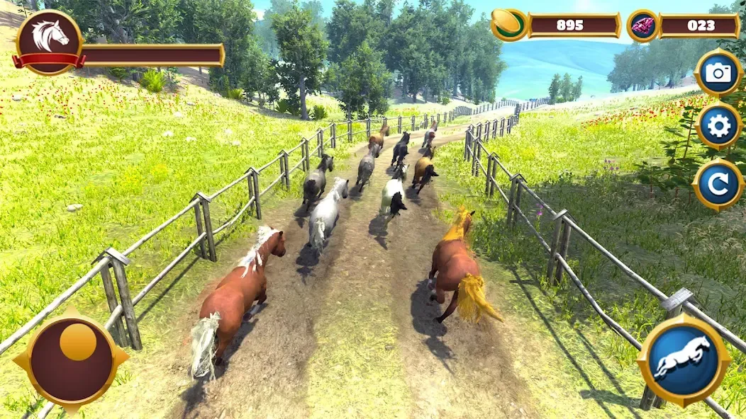 Virtual Horse Family Simulator  [МОД Все открыто] Screenshot 5