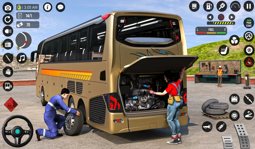 Bus Simulator 3D: Bus Games (Бус Симулятор 3Д)  [МОД Все открыто] Screenshot 1