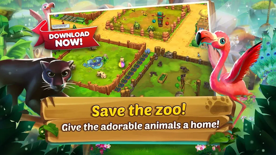 Zoo 2: Animal Park (Зу 2)  [МОД Много денег] Screenshot 1