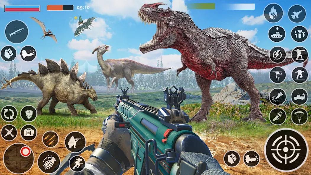 Wild Dino Hunting: Zoo Hunter (Дино Хантер)  [МОД Unlimited Money] Screenshot 2