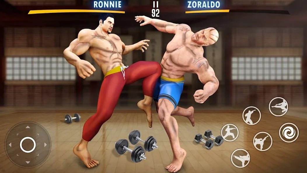 Kung Fu Heros: Fighting Game (упергеройский файтинг Кунгфуигры)  [МОД Все открыто] Screenshot 3