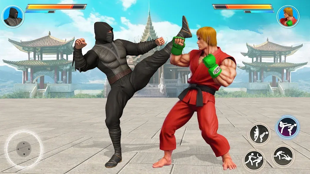 Kung Fu Heros: Fighting Game (упергеройский файтинг Кунгфуигры)  [МОД Все открыто] Screenshot 4