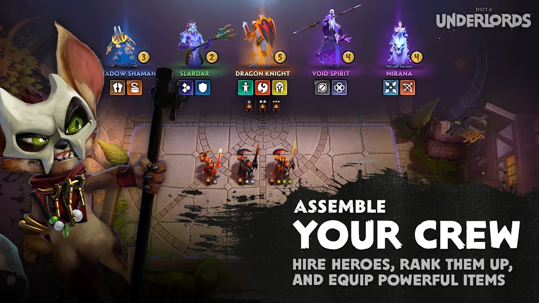 Dota Underlords (Дота Андерлордс)  [МОД Unlocked] Screenshot 2