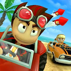 Скачать взломанную Beach Buggy Racing (Бич Багги Рейсинг)  [МОД Menu] - последняя версия apk на Андроид