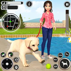 Взлом Dog Simulator Pet Dog Games 3D  [МОД Много денег] - полная версия apk на Андроид