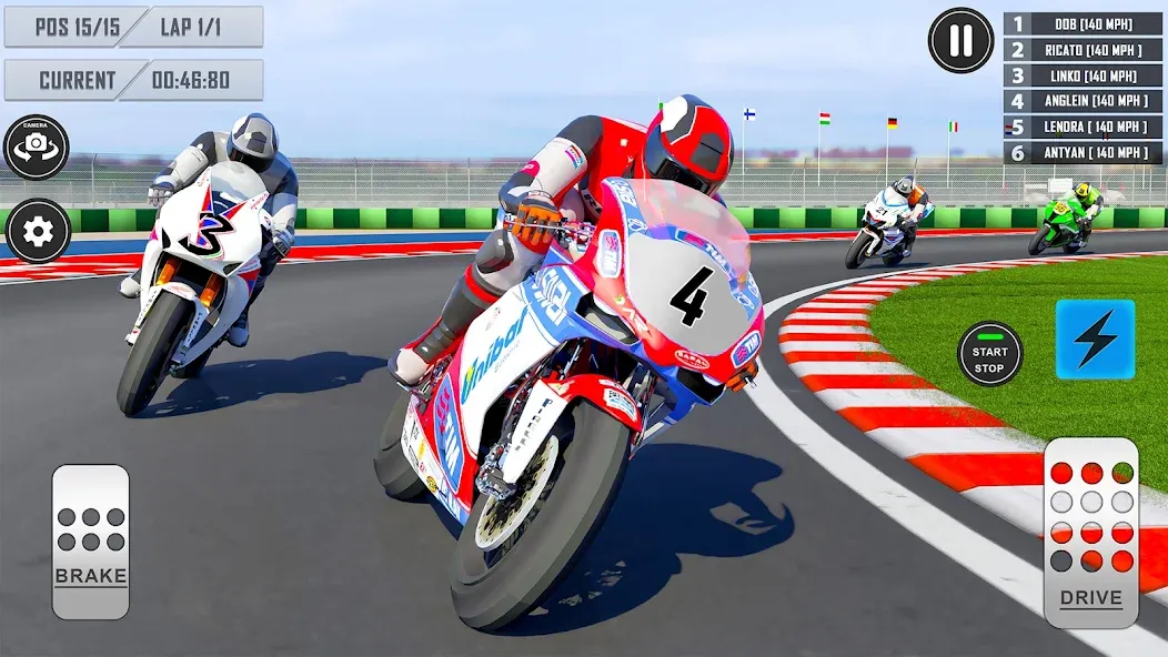 3D Bike Racing Games Offline  [МОД Все открыто] Screenshot 1