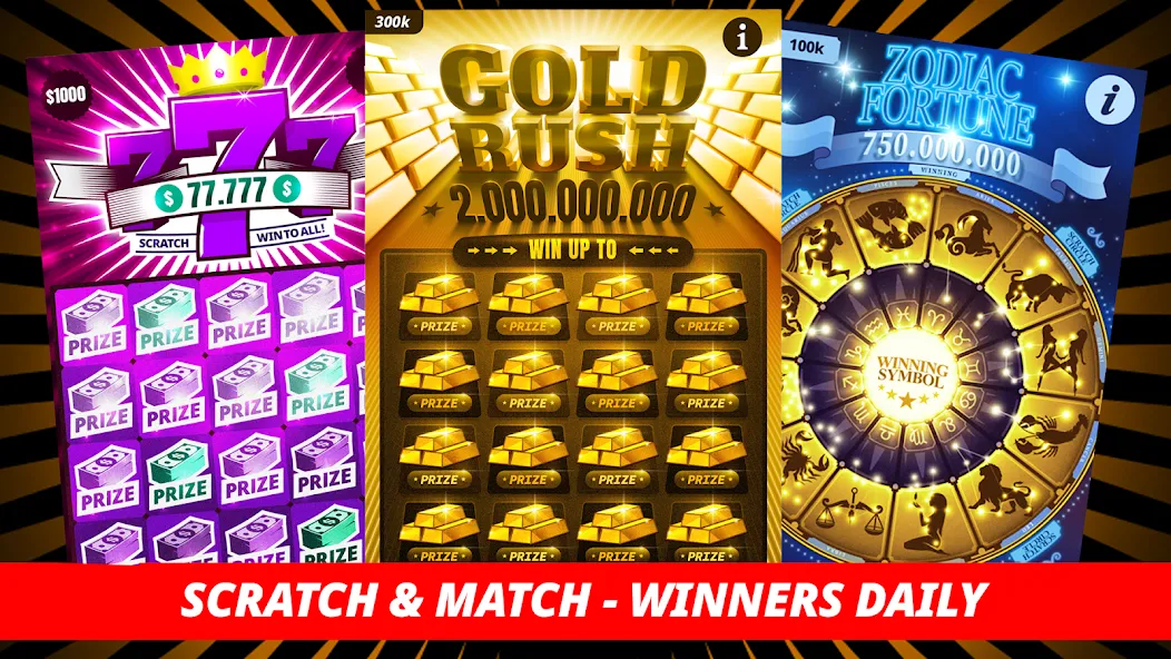 Lottery Scratchers - Winners  [МОД Unlocked] Screenshot 1