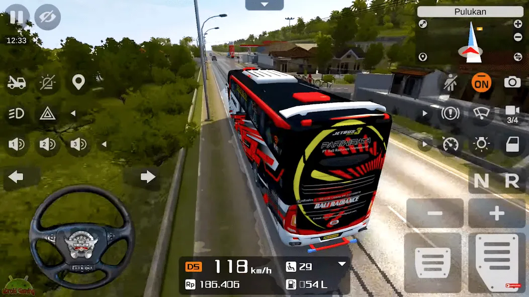 Coach Tourist Bus City Driving  [МОД Много монет] Screenshot 2