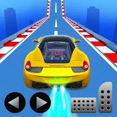 Скачать взлом Ramp Car Stunt Challenge (Рамп Кар Стант Челлендж)  [МОД Меню] - полная версия apk на Андроид