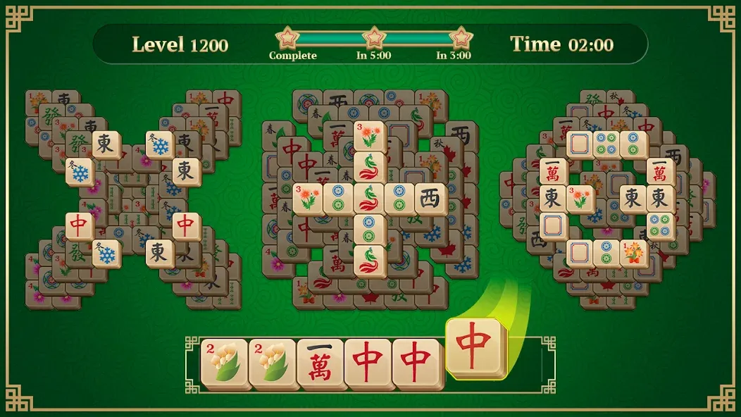 Mahjong Solitaire: 3 Tiles (Маджонг Классик)  [МОД Menu] Screenshot 1