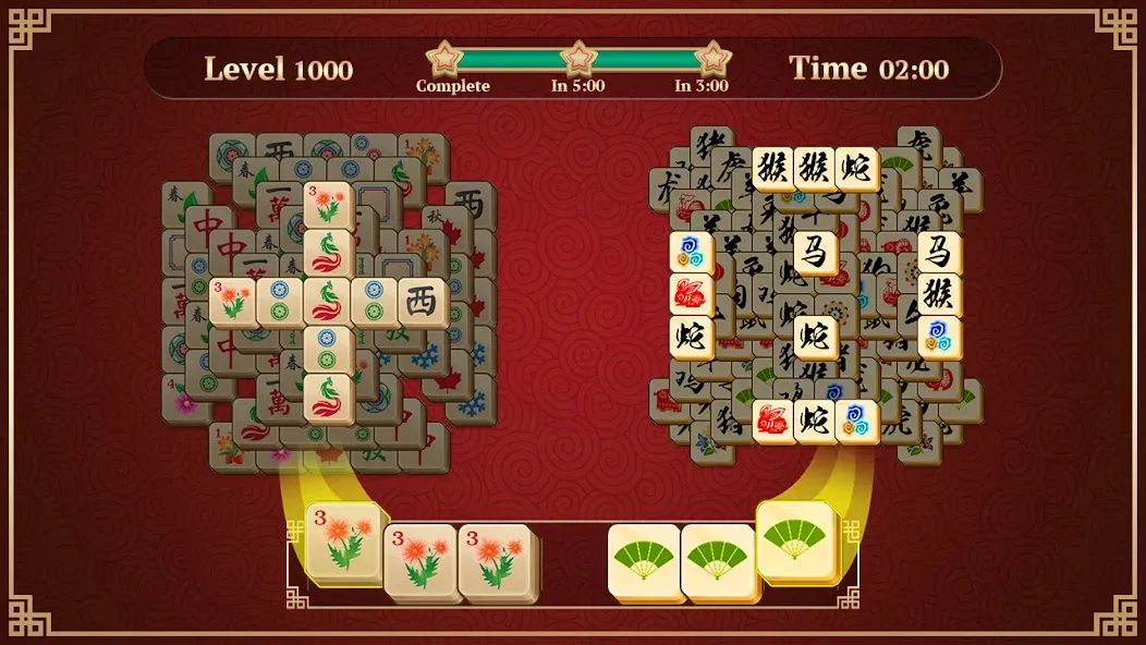 Mahjong Solitaire: 3 Tiles (Маджонг Классик)  [МОД Menu] Screenshot 3