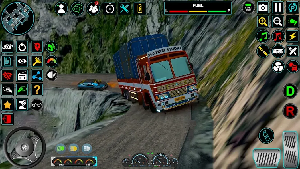 Indian Truck Offroad Cargo Sim (Индийский грузовик   )  [МОД Много монет] Screenshot 1