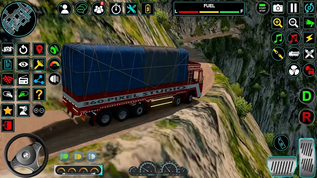 Indian Truck Offroad Cargo Sim (Индийский грузовик   )  [МОД Много монет] Screenshot 5