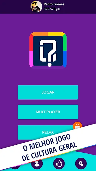 Quizit - Trivia Português (Квизит)  [МОД Бесконечные монеты] Screenshot 1