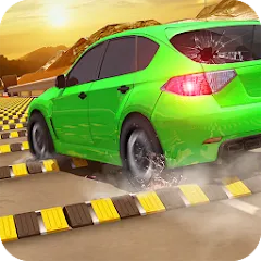 Скачать взломанную Car Crash Speed Bump Car Games  [МОД Много денег] - последняя версия apk на Андроид