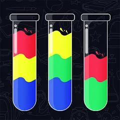 Взломанная Colorpuz - Water Sort Puzzle (Колорпаз)  [МОД Все открыто] - полная версия apk на Андроид