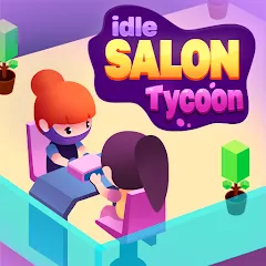 Скачать взломанную Idle Beauty Salon Tycoon (Айдл Бьюти Салон Тайкун)  [МОД Unlimited Money] - полная версия apk на Андроид