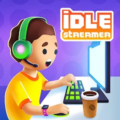 Скачать взлом Idle Streamer - Tuber game (Айдл стример)  [МОД Много монет] - последняя версия apk на Андроид