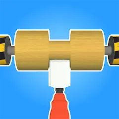 Взлом Lathe 3D: Wood Carving Offline (Токарный станок 3D)  [МОД Меню] - стабильная версия apk на Андроид