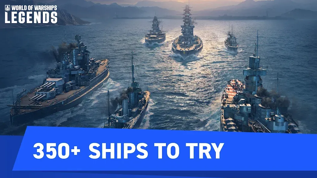 World of Warships Legends PvP (Ворлд оф Варшипс Легендс)  [МОД Меню] Screenshot 1