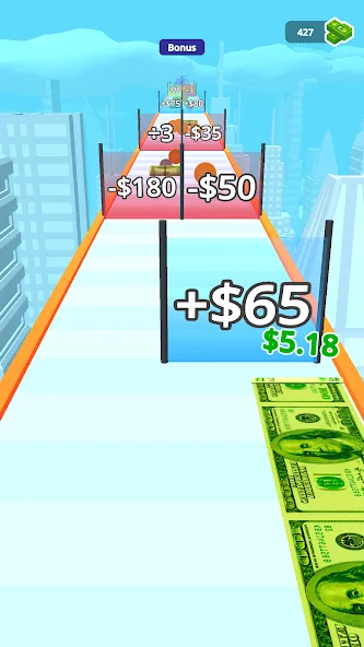 Money Rush (Мани Раш)  [МОД Бесконечные монеты] Screenshot 2