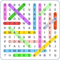 Взлом Word Search Colorful  [МОД Много монет] - полная версия apk на Андроид