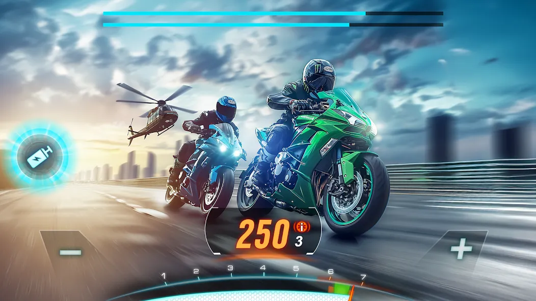 Motor Bike: Xtreme Races  [МОД Mega Pack] Screenshot 1