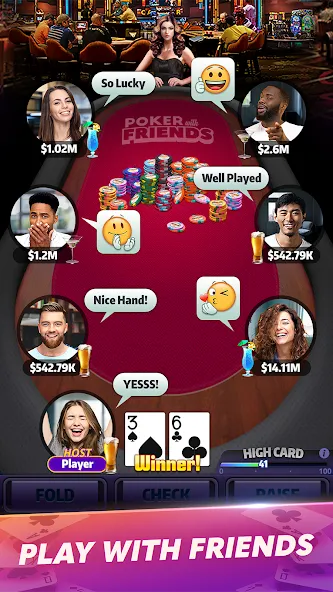 Mega Hit Poker: Texas Holdem (Мега Хит Покер)  [МОД Mega Pack] Screenshot 4