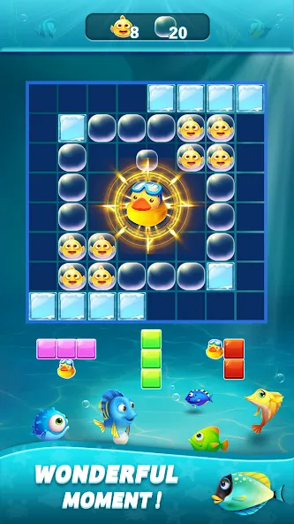 Block Ocean 1010 Puzzle Games (Блок Океан 1010 Головоломки)  [МОД Бесконечные деньги] Screenshot 4