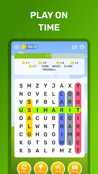 Word Search Puzzle Game  [МОД Unlocked] Screenshot 3