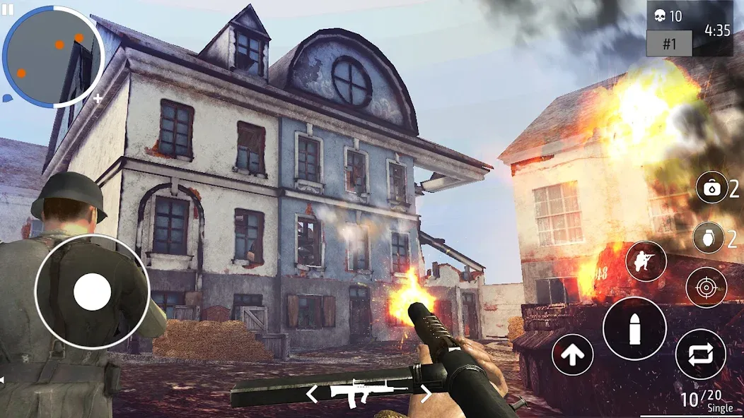 World War 2 Shooter offline (Мировая война 2 Стрелок)  [МОД Unlocked] Screenshot 1