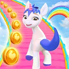 Скачать взлом Unicorn Kingdom: Running Games (Юникорн Кингдом)  [МОД Unlocked] - полная версия apk на Андроид