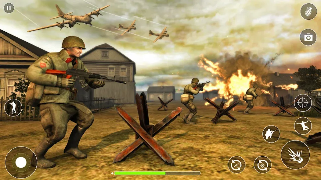 WW2 Survival Shooter :Gun fire (Вторая Мировая Война  )  [МОД Меню] Screenshot 5