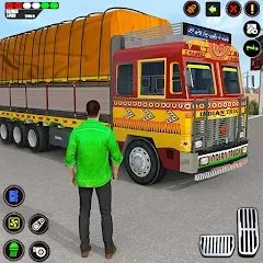 Взлом Indian Truck Drive Truck Games (Индийский грузовой симулятор)  [МОД Menu] - полная версия apk на Андроид