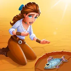 Взлом Island Hoppers: Jungle Farm (Айслэнд Квеставэй)  [МОД Unlimited Money] - полная версия apk на Андроид