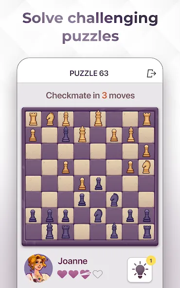 Chess Royale - Play and Learn (Шахматы Рояль)  [МОД Много монет] Screenshot 3