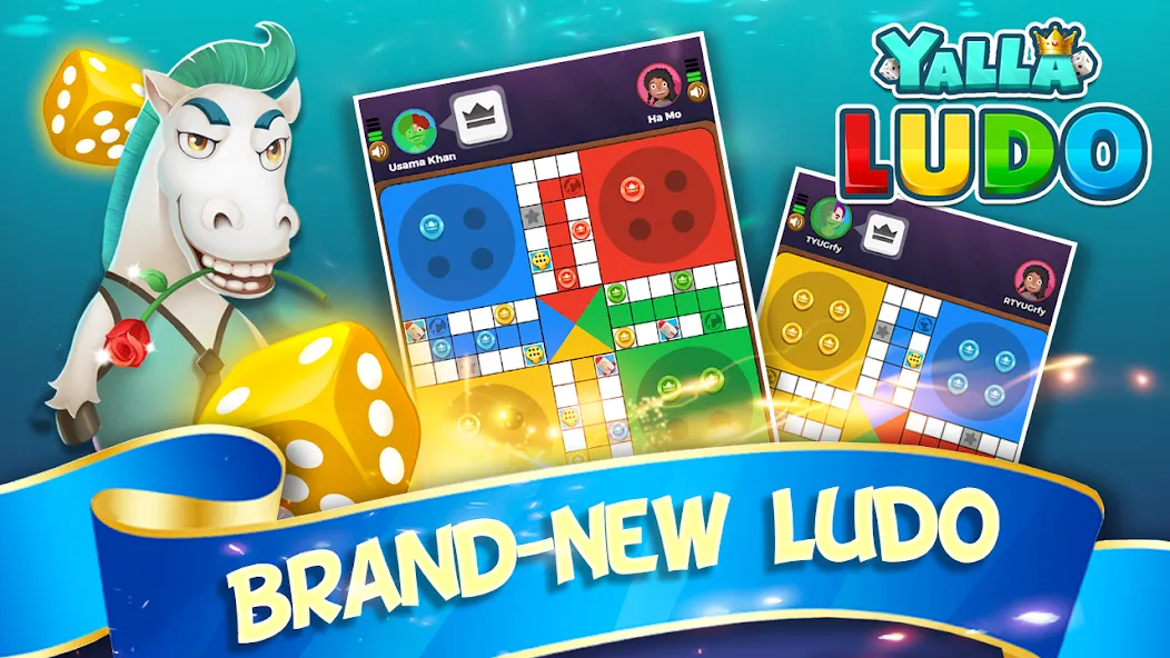 Yalla Ludo - Ludo&Domino (Ялла Лудо)  [МОД Mega Pack] Screenshot 1