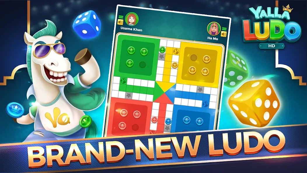 Yalla Ludo HD (Ялла Лудо )  [МОД Unlimited Money] Screenshot 1