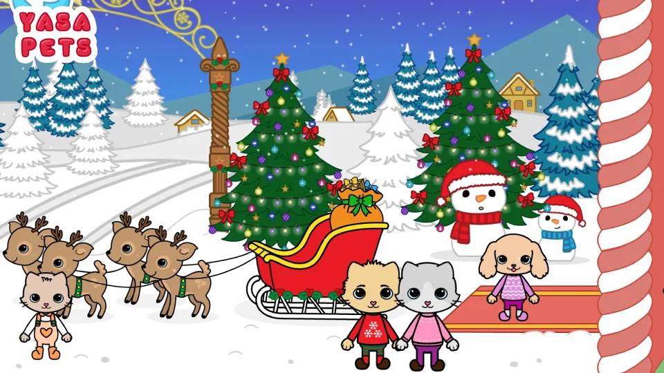 Yasa Pets Christmas (Яса Петс Кристмас)  [МОД Меню] Screenshot 2