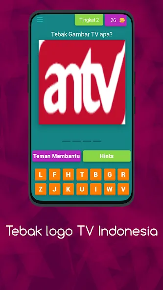 Logo TV Indonesia  Asah Otakmu (Тебак Гамбар Лого ТВ)  [МОД Mega Pack] Screenshot 3