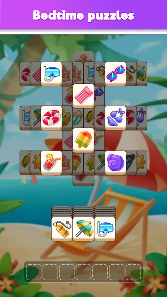 Tile Match Puzzle: Triple Game (Тайл Матч Пазл)  [МОД Много монет] Screenshot 4