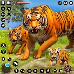 Взломанная Tiger Simulator Lion games 3D (Тигровый Симулятор Игр Льва 3D)  [МОД Бесконечные деньги] - стабильная версия apk на Андроид