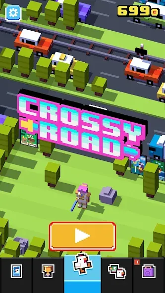 Crossy Road (Кросси Роуд)  [МОД Все открыто] Screenshot 1