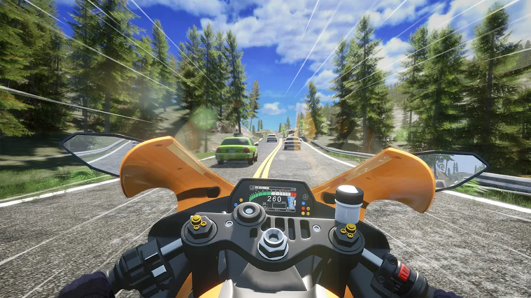 Speed Moto Dash:Real Simulator (Спид Мото Дэш)  [МОД Бесконечные монеты] Screenshot 5